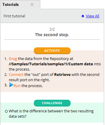 Second tutorial Second tutorial